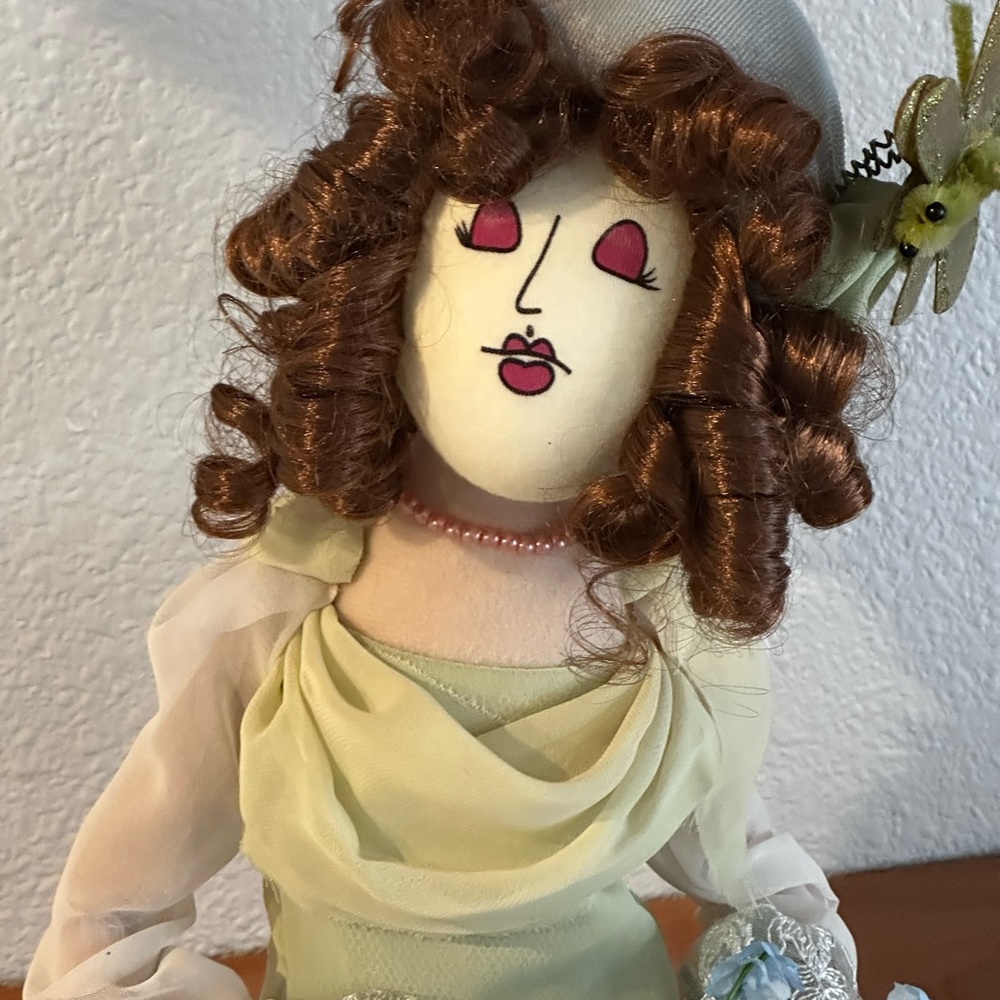An 11” handmade doll and made very well.